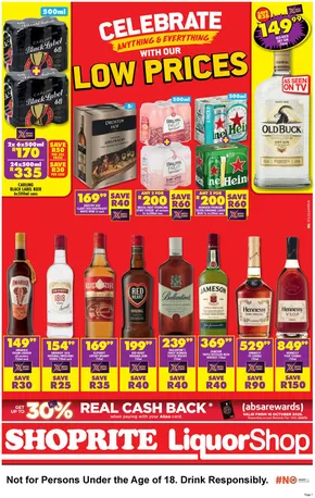Shoprite LiquorShop catalogue in Port Elizabeth | Shoprite LiquorShop Savings Eastern Cape 24 October - 9 November | 2025-11-24T00:00:00.000Z - 2025-12-09T00:00:00.000Z