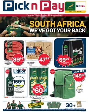 Pick n Pay catalogue in Johannesburg | Current bargains and offers | 2025-10-24T00:00:00.000Z - 2025-11-26T00:00:00.000Z