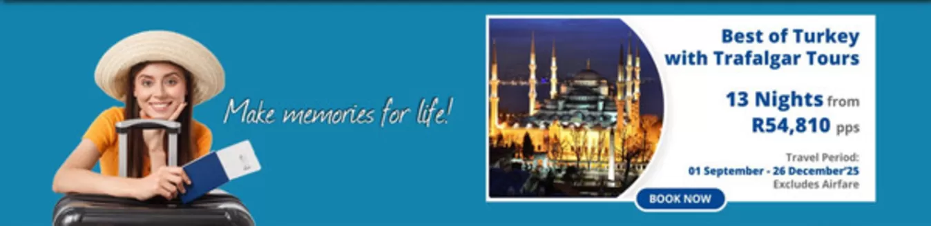 Sure Travel catalogue in Bloemfontein | Make memories for life! | 2025-10-30T00:00:00.000Z - 2025-11-26T00:00:00.000Z