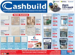 Cashbuild catalogue in Port Elizabeth | Cashbuild weekly specials | 2025-10-31T00:00:00.000Z - 2025-11-23T00:00:00.000Z