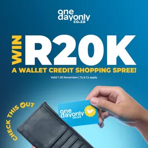 One Day Only catalogue in Sandton | One Day Only Sale | 2025-11-03T00:00:00.000Z - 2025-11-30T00:00:00.000Z