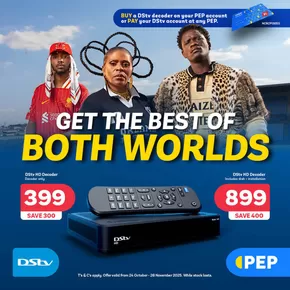 PEP catalogue in Durban | Get the best of both worlds | 2025-11-03T00:00:00.000Z - 2025-11-26T00:00:00.000Z