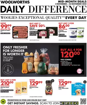 Woolworths catalogue in Durban | New offers to discover | 2025-11-03T00:00:00.000Z - 2025-11-23T00:00:00.000Z