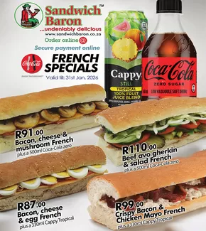 Sandwich Baron catalogue | French Specials | 2025-11-04T00:00:00.000Z - 2026-01-31T00:00:00.000Z