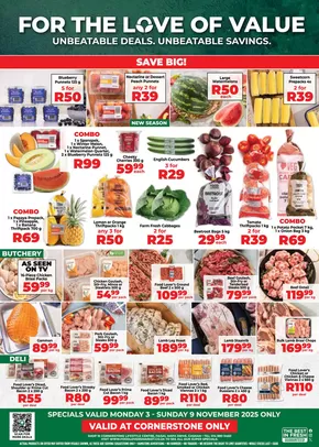 Food Lover's Market catalogue in Stellenbosch | Cornerstone - 03 - 09 November 2025 | 2025-11-02T00:00:00.000Z - 2025-11-09T00:00:00.000Z