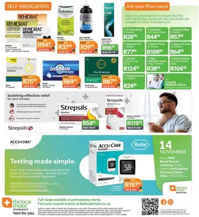 The Local Choice Pharmacy catalogue in Durban | Our best offers for you | 2025-11-06T00:00:00.000Z - 2025-12-01T00:00:00.000Z