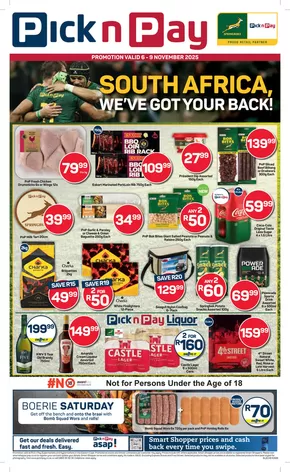 Pick n Pay catalogue in Stellenbosch | Special offers for you | 2025-11-06T00:00:00.000Z - 2025-11-09T00:00:00.000Z