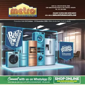 Metro Home Centre catalogue | Black November | 2025-11-06T00:00:00.000Z - 2025-12-31T00:00:00.000Z