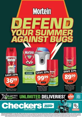 Checkers Hyper catalogue in Pinetown | Checkers Mortein Promotion 5 November | 2025-11-04T00:00:00.000Z - 2025-11-16T00:00:00.000Z