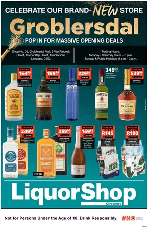 Checkers Liquor Shop catalogue in Pinetown | Checkers Liquor Shop weekly specials | 2025-11-05T00:00:00.000Z - 2025-11-23T00:00:00.000Z