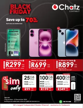 Chatz Connect catalogue | Black Friday | 2025-11-07T00:00:00.000Z - 2025-12-08T00:00:00.000Z