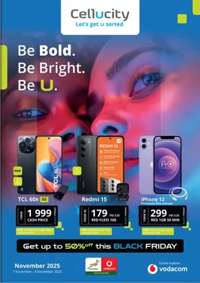 Cellucity catalogue | Be Bold. Be Bright. Be U. | 2025-11-07T00:00:00.000Z - 2025-12-08T00:00:00.000Z