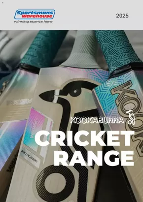 Sportsmans Warehouse catalogue in Johannesburg | Cricket Range | 2025-11-07T00:00:00.000Z - 2025-11-17T00:00:00.000Z