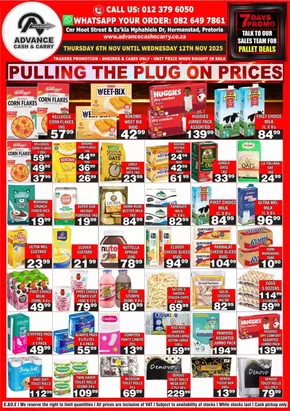Advance Cash n Carry catalogue in Pretoria | Attractive special offers for everyone | 2025-11-06T00:00:00.000Z - 2025-11-12T00:00:00.000Z