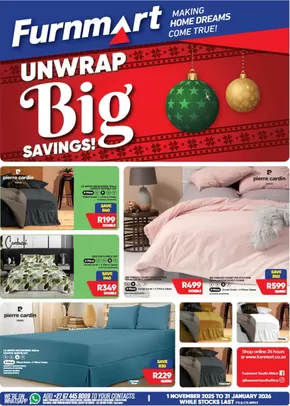 Furnmart catalogue in Polokwane | Unwrap Big Savings! | 2025-11-10T00:00:00.000Z - 2026-01-31T00:00:00.000Z