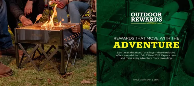 Outdoor Warehouse catalogue in Germiston | Outdoor warehouse promo | 2025-11-10T00:00:00.000Z - 2025-11-23T00:00:00.000Z