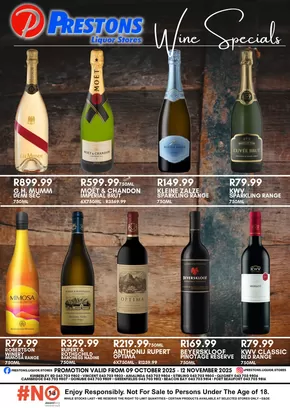 Prestons catalogue in Port Elizabeth | Wine Specials | 2025-11-10T00:00:00.000Z - 2025-11-12T00:00:00.000Z