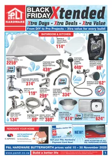 Cashbuild catalogue in Tembisa | Current deals and offers | 2025-11-10T00:00:00.000Z - 2025-11-30T00:00:00.000Z