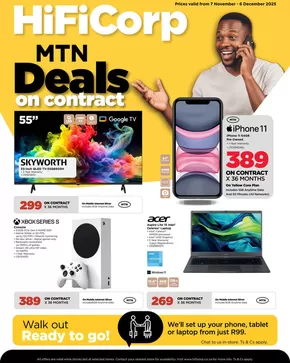 HiFi Corp catalogue in Springs | Attractive special offers for everyone | 2025-11-07T00:00:00.000Z - 2025-12-06T00:00:00.000Z