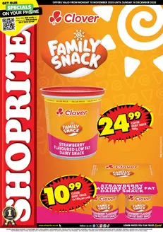 Shoprite catalogue in Wellington | Shoprite Clover Family Snack Western Cape 10 November - 14 December | 2025-11-10T00:00:00.000Z - 2025-12-14T00:00:00.000Z