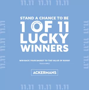 Ackermans catalogue in Stellenbosch | Ackermans Promo | 2025-11-11T00:00:00.000Z - 2025-11-11T00:00:00.000Z