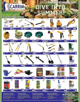K Carrim catalogue in Pretoria | Save now with our deals | 2025-11-12T00:00:00.000Z - 2026-02-02T00:00:00.000Z