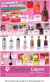 President Hyper catalogue in Krugersdorp | Liquor Specials | 2025-11-10T00:00:00.000Z - 2025-11-23T00:00:00.000Z