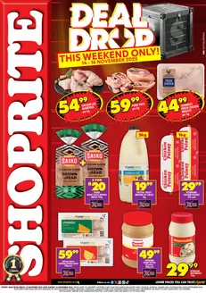 Shoprite catalogue in Krugersdorp | Shoprite Deal Drop Western Cape 14 November - 16 November | 2025-11-14T00:00:00.000Z - 2025-11-16T00:00:00.000Z