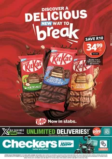 Checkers catalogue in Malmesbury | Checkers Kit Kat Promotion 17 November | 2025-11-16T00:00:00.000Z - 2025-12-28T00:00:00.000Z