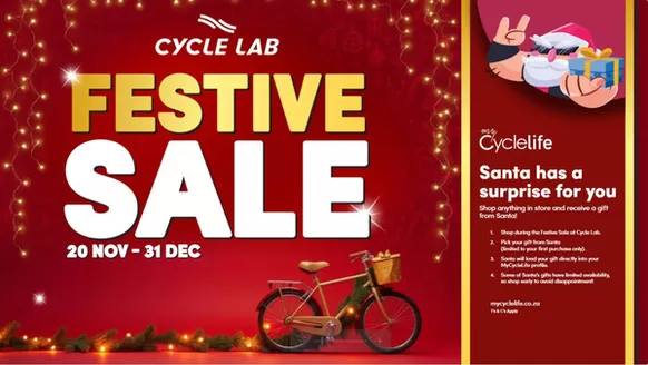 Cycle Lab catalogue | Festive Sale | 2025-11-20T00:00:00.000Z - 2025-12-31T00:00:00.000Z