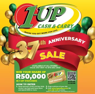 1UP catalogue | 37th Anniversary Sale | 2025-11-21T00:00:00.000Z - 2025-12-08T00:00:00.000Z
