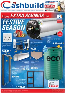 Cashbuild catalogue | Current special promotions | 2025-11-24T00:00:00.000Z - 2025-12-08T00:00:00.000Z