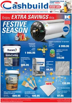 Cashbuild catalogue in Cape Town | Top offers for smart savers | 2025-11-24T00:00:00.000Z - 2025-12-08T00:00:00.000Z