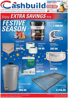 Cashbuild catalogue in Durban | Special offers for you | 2025-11-24T00:00:00.000Z - 2025-12-08T00:00:00.000Z