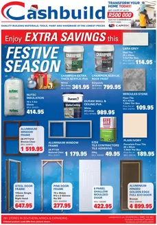 Cashbuild catalogue in Kwadwesi | Great offer for all customers | 2025-11-24T00:00:00.000Z - 2025-12-08T00:00:00.000Z