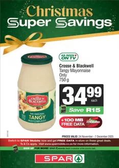 Spar catalogue | Spar weekly specials | 2025-11-24T00:00:00.000Z - 2025-12-07T00:00:00.000Z