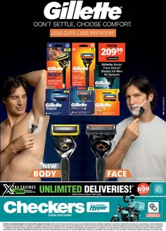 Checkers Hyper catalogue in Klerksdorp | Checkers Gillette Promotion 24 November | 2025-11-23T00:00:00.000Z - 2025-12-07T00:00:00.000Z