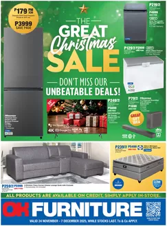 OK Furniture catalogue in Delmas | Discover attractive offers | 2025-11-24T00:00:00.000Z - 2025-12-07T00:00:00.000Z