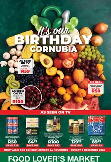 Food Lover's Market catalogue | For The Love of Value - Cornubia- 24 Nov - 7 Dec 2025 | 2025-11-23T00:00:00.000Z - 2025-12-07T00:00:00.000Z