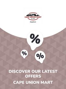 Cape Union Mart catalogue in Klerksdorp | Offers Cape Union Mart | 2023-09-21T00:00:00.000Z - 2025-10-29T00:00:00.000Z