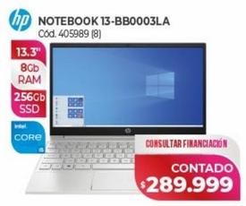 notebook HP 13-BB0003LA
