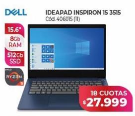 notebook Dell Ideapad Inspiron 15 3515