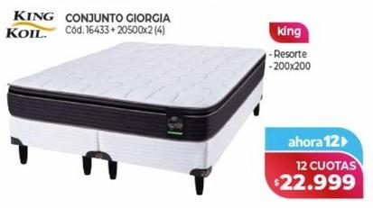 King Koil conjunto Giorgia King