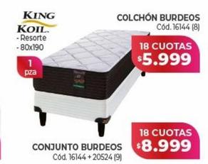 King Koil colchón Burdeos 1 pza