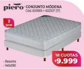 Piero conjunto Módena 2 pzas