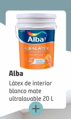 Pintura látex de interior blanco mate ultralavable 20 L