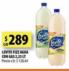 LEVITE FIZZ AGUA CON GAS 2,25 LT