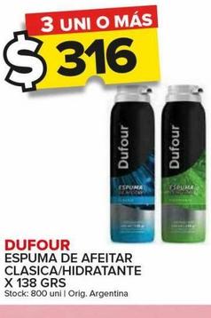 Espuma de afeitar Dufour x 138g