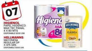 Papel higiénico Higienol 4 x 80mts