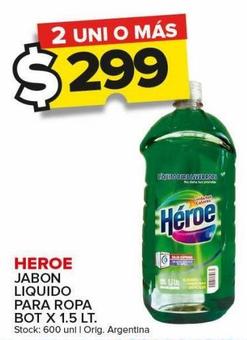 Jabón líquido Heroe x 1.5L